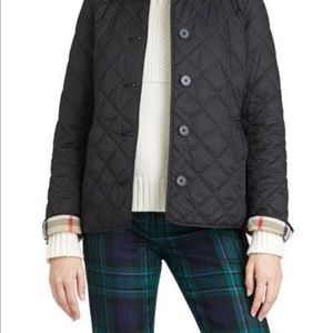 Burberry Frankby Quilted Jacket, Size M - Black